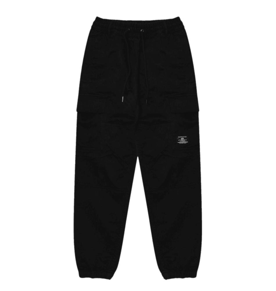 Брюки Alpha Industries Cotton Jogger black (черные)