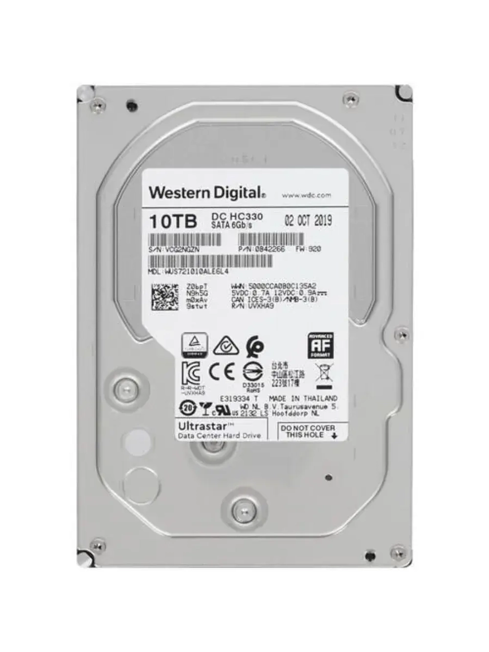 3.5" 10 ТБ Жетский диск Ultrastar DC HC330 0B42266