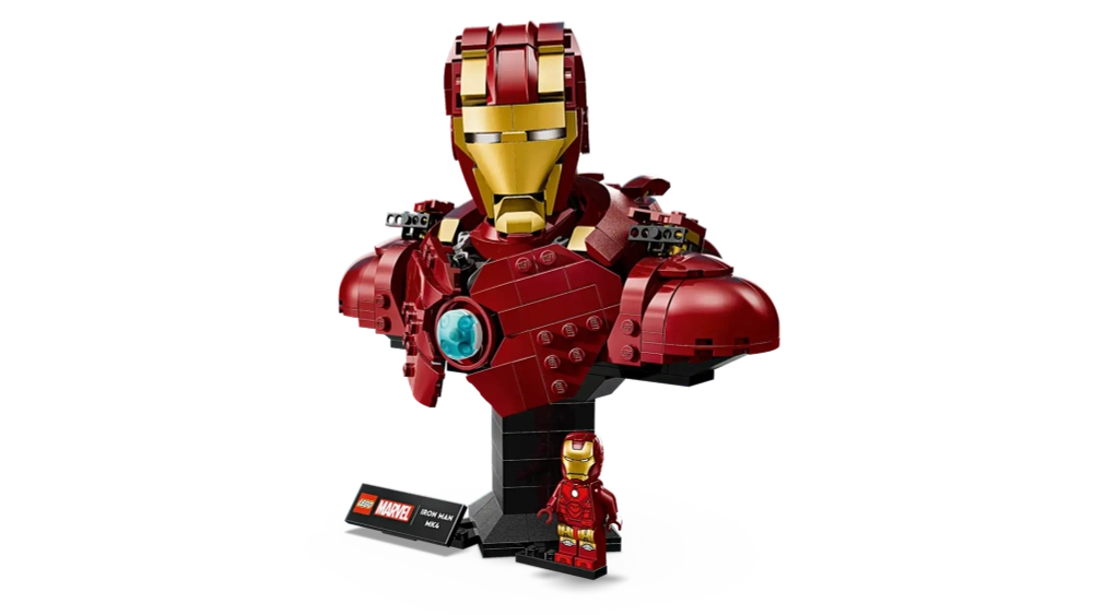 Конструктор LEGO Marvel 76327 Бюст Железного человека MK4