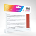 Протекторы для карт Matte Prime Sleeves Red (100)
