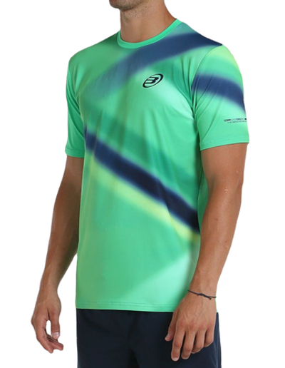 Мужская теннисная футболка Bullpadel Mismo - verde vibrante