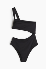 Купальник на одно плечо с вырезом - H&M