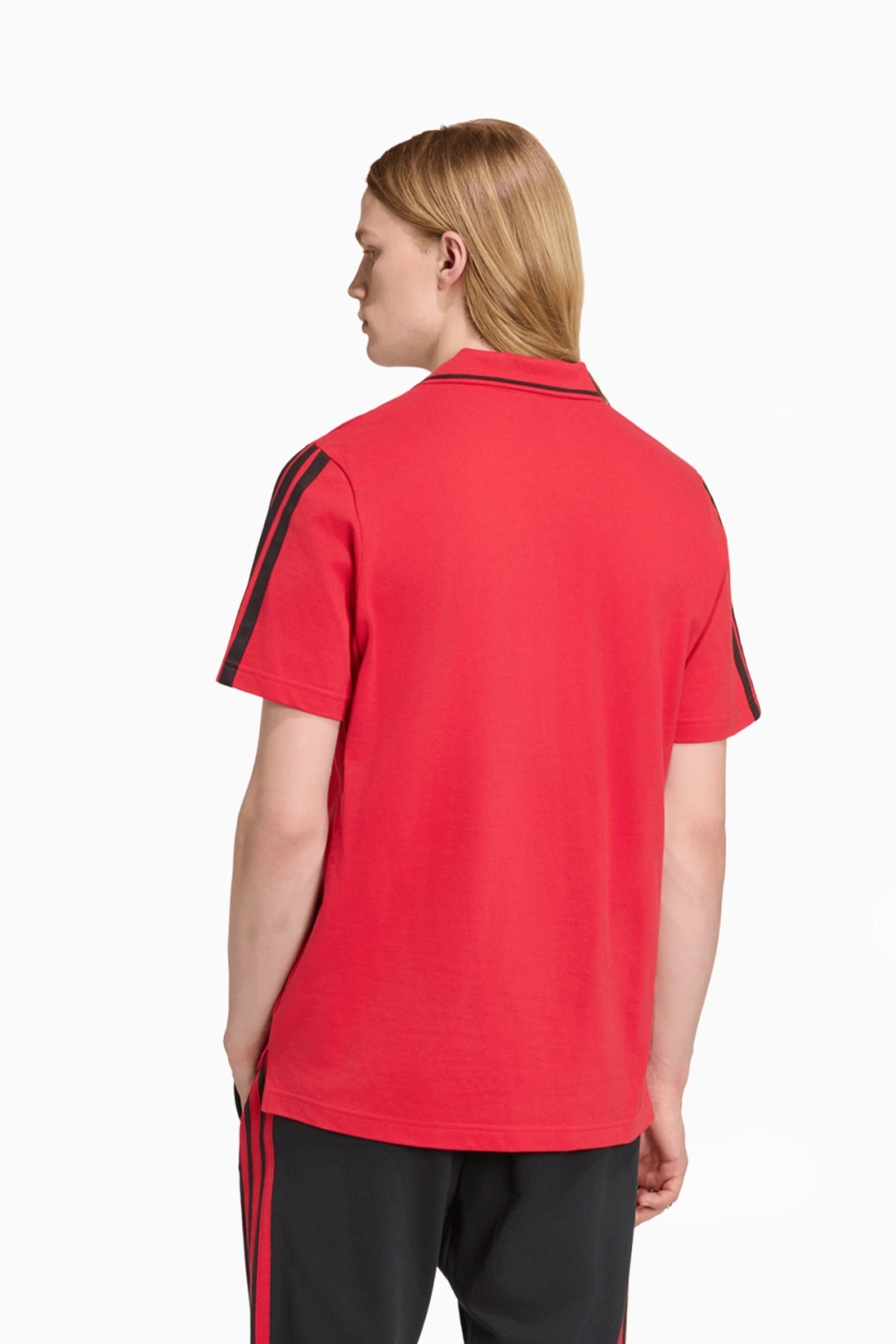 Футболка adidas Manchester United 26/27 DNA Polo - красный