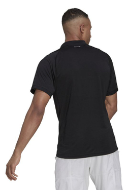 Мужское теннисное поло Adidas Primegreen Freelift Polo - black/white