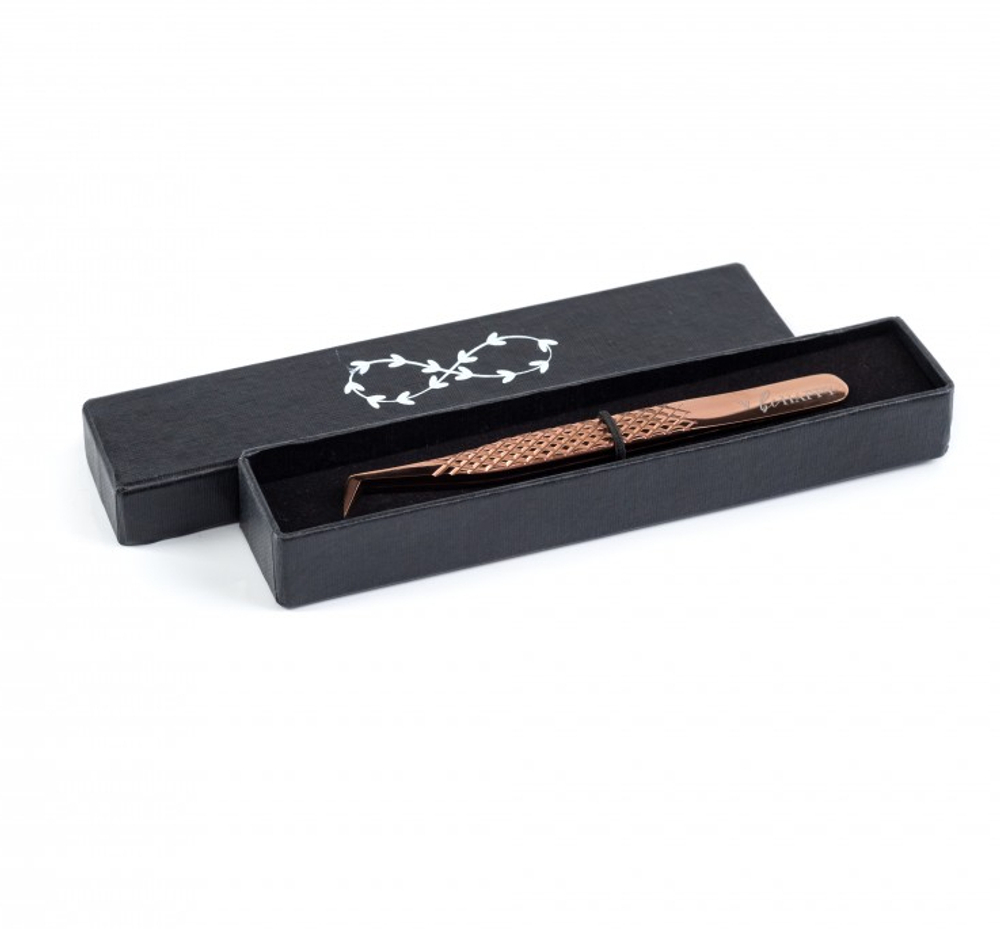 Пинцет V Diamond Rose Gold Be Happy