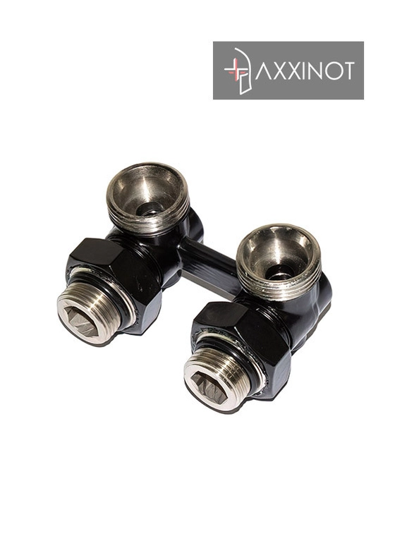 Узел нижнего подключения угловой 1/2" НР х 3/4" НР