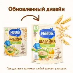 Каша Nestle Шагайка яблоко-банан-груша 190г