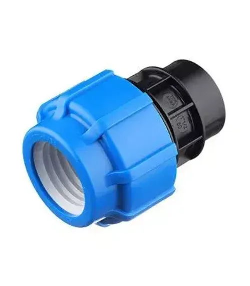 Муфта TEBO обжим ВР 25*1" для ПНД 28460