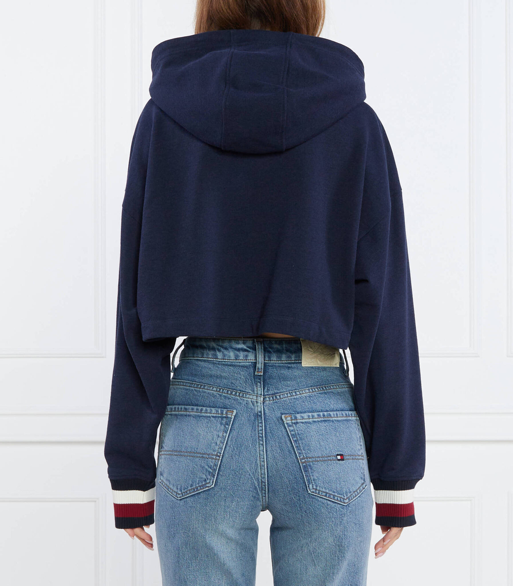 Худи THXSM FLEECE CROP GRAPHIC Tommy Hilfiger - темно-синий(WW0WW38984)