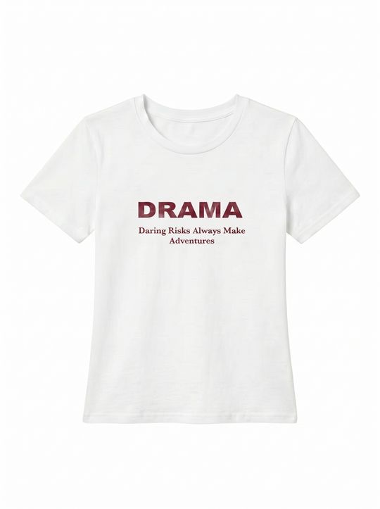 Футболка приталенная "Drama"