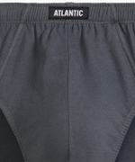 Мужские трусы слипы классика Atlantic, набор 5 шт., хлопок, темно-синие + темно-голубые + светло-зеленые + индиго, 5SMP-003