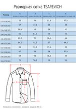 Базовая голубая сорочка TSAREVICH Slim Fit