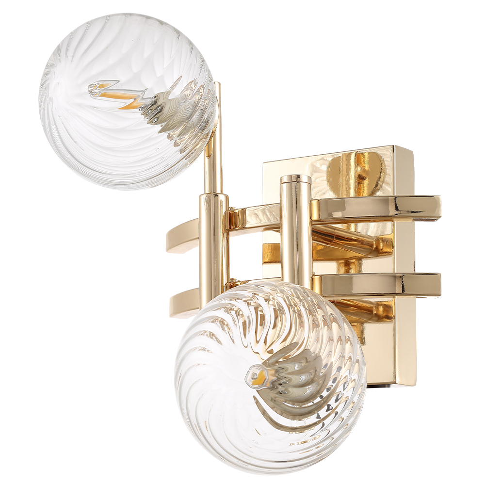 Настенный светильник Crystal Lux LUXURY AP2 GOLD