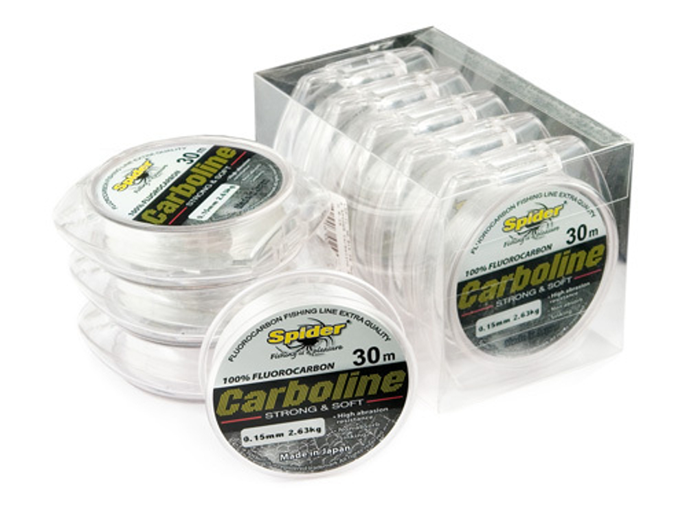 Флюорокарбон Spider Carboline 30 м 0,07