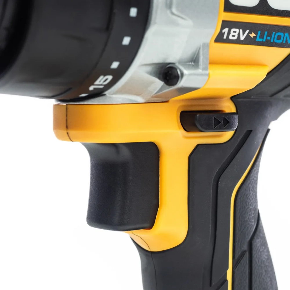 Дрель-шуруповерт аккумуляторная 18V, max 65Nm, без аккумулятора JCB JCB-18BLDD-B-E