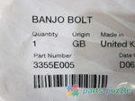 Банжо болт / BANJO BOLT АРТ: 3355E005