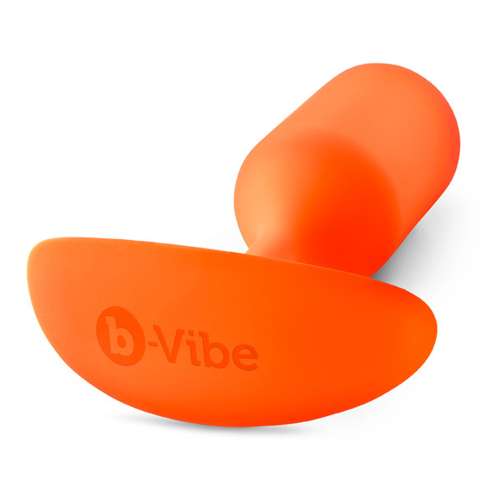 Оранжевая анальная пробка для ношения 12,7см b-Vibe Snug Plug 3 BV-009-ORG