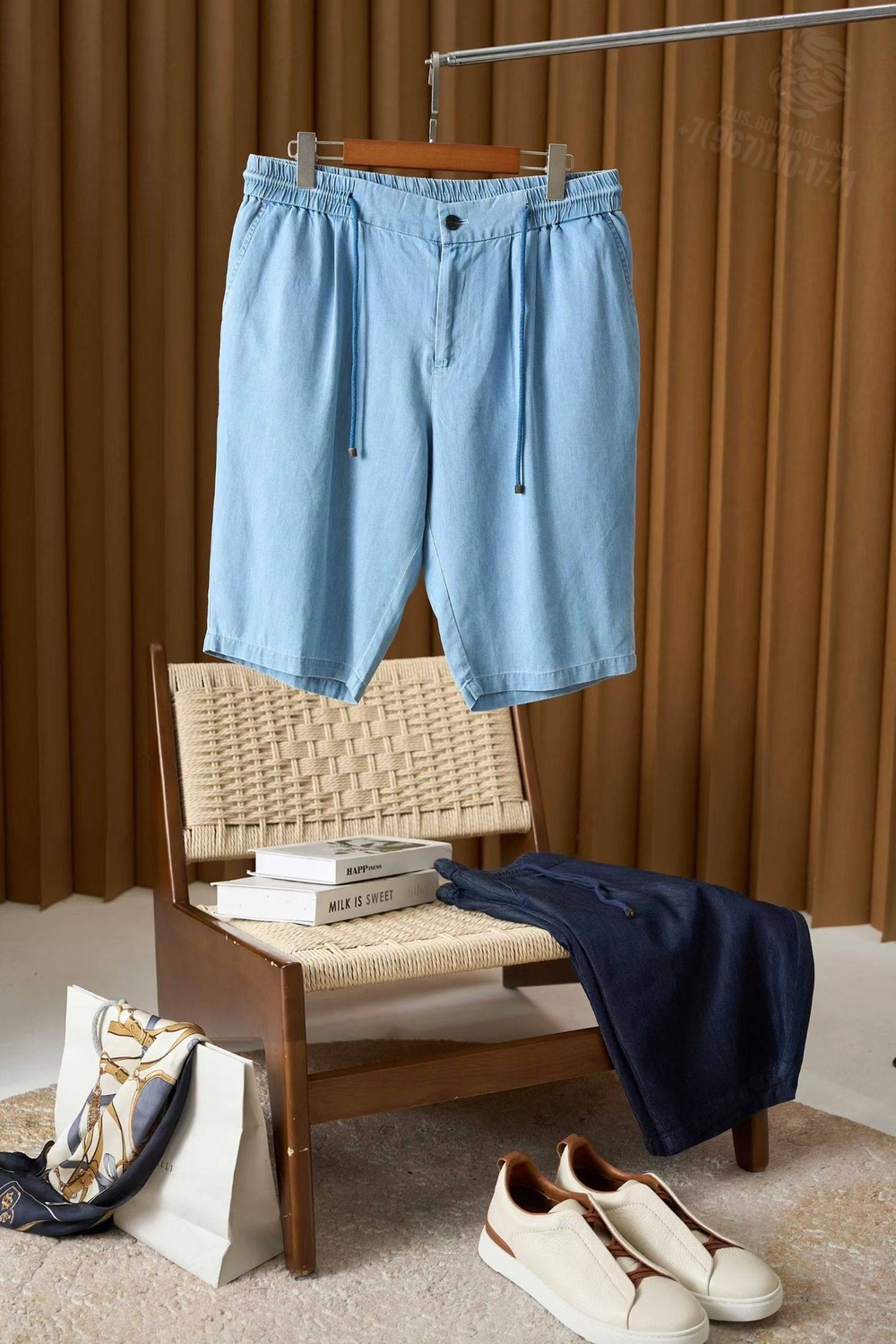 Джинсовые шорты Brunello Cucinelli