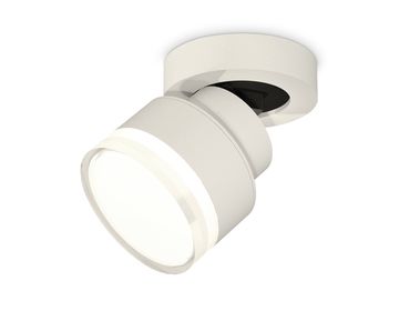Комплект поворотного светильника 1*GX53 XM8101028 SWH/FR/CL белый песок/белый матовый/прозрачный (A2228, A2105, C8101, N8399) DIY System Complects Ambrella