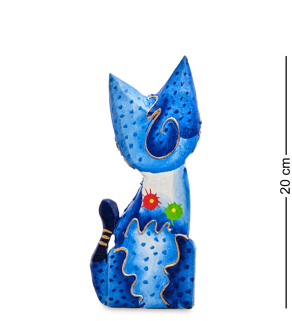 Decor and Gift 99-024 Фигурка «Кошка» н-р из двух 30, 20 см (албезия, о.Бали)
