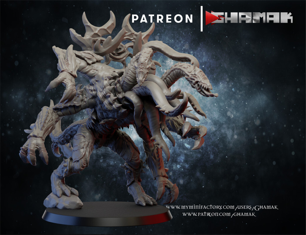 Grand Alliance Chaos Creatures of Chaos Отродье Хаоса №2 миниатюра для dnd, днд, pathfinder, фентези, Настольная игра, НРИ, Варгейм, РПГ
