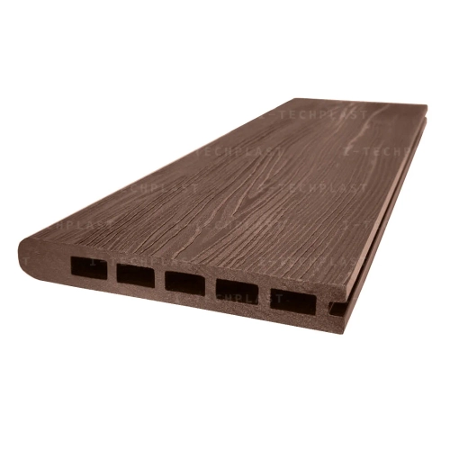 Террасная доска ДПК ITP 160 х 22мм СТАРТОВАЯ какао 3D WOOD (3Д под дерево)
