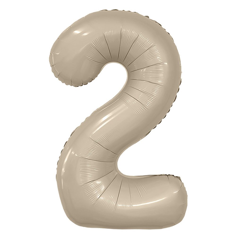 Цифра 2 крем мистик 40" Agura