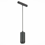 ST357.433.06 Магнитный трековый светильник подвесной ZOOM Черный LED 1*6W 3000K 667Lm Ra>80 10-60° IP20 D60xH120 48V