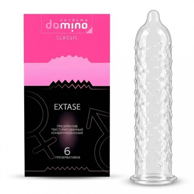 Презервативы DOMINO CLASSIC Extase, текстурированные, 6 шт