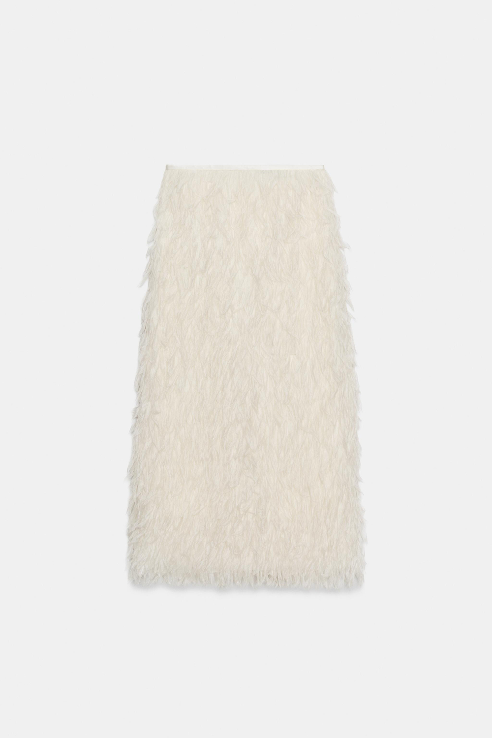 ЮБКА С ПЕРЬЯМИ — ZW COLLECTION LIMITED EDITION — ZARA