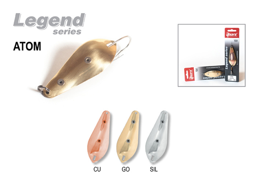 Блесна незацепляйка Akara Legend Atom один крючок 70 мм 15 гр. Cu