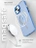 Чехол накладка iPhone 15 6.1" Gurdini Rome Series with Magsafe Blue