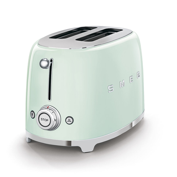 Тостер Smeg Стиль 50-х годов для 2 тостов пастельный зеленый