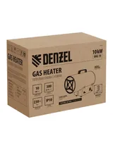 Газовая тепловая пушка GHG-10, 10 кВт, 300 м3/ч, пропан-бутан Denzel — фото 4