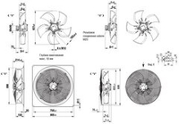 Вентилятор осевой S8D630-BD01-02