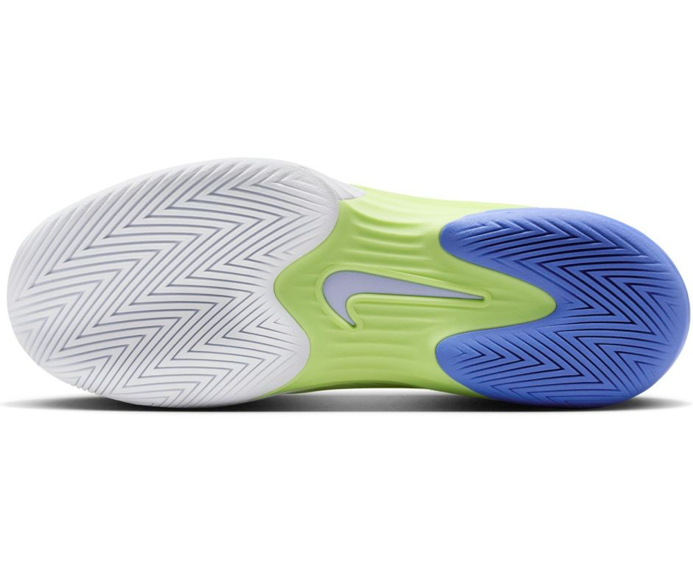 Женские Кроссовки теннисные Nike Zoom Vapor 12 - light liquid lime/biel/volt tint/sapphire