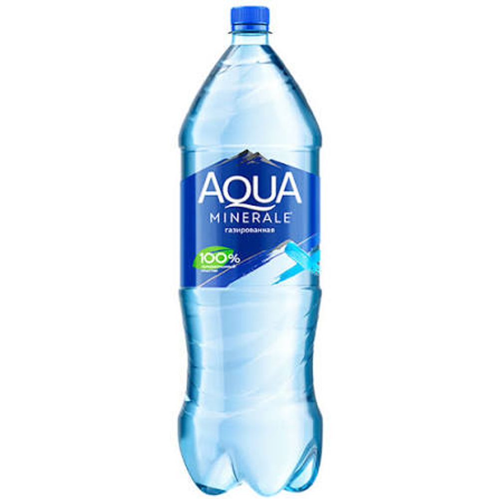2Л ВОДА AQUA MINERALE ГАЗ ПЭТ