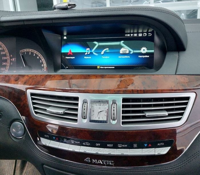 Магнитола для Mercedes-Benz S-класс W221 2009-2013, CL C216 (NTG 3.5) - RDL-8250-L монитор 10.25" на Android 13, Быстрая, CarPlay, 4G SIM-слот