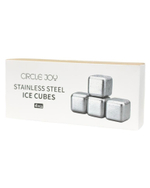 Охлаждающие камни для напитков Xiaomi Circle Joy Stainless Steel Ice Cubes CJ-BK03 4шт серебро