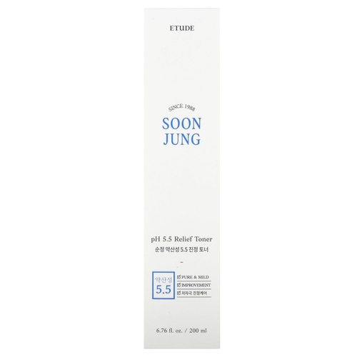 ETUDE, Soon Jung, успокаивающий тоник с pH 5,5, 200 мл (6,76 жидк. унц.)