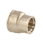 Муфта латунь никель переходная Ду 32х25 (1 1/4"х1") ВР/ВР VALFEX VF.240.N.114.100