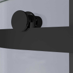 Душевой уголок Vincea Комо-Н (Como-N) VSR-4CN8015CLB, 1500*800, черный, стекло прозрачное