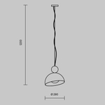 Подвесной светильник Freya Bowl FR5439PL-01B