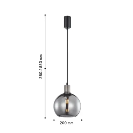 Подвес Dubbel 4355-1P, 1*E27*40W. ТМ F-Promo