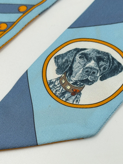 Шарф-твилли Hermes «Colliers et Chiens»