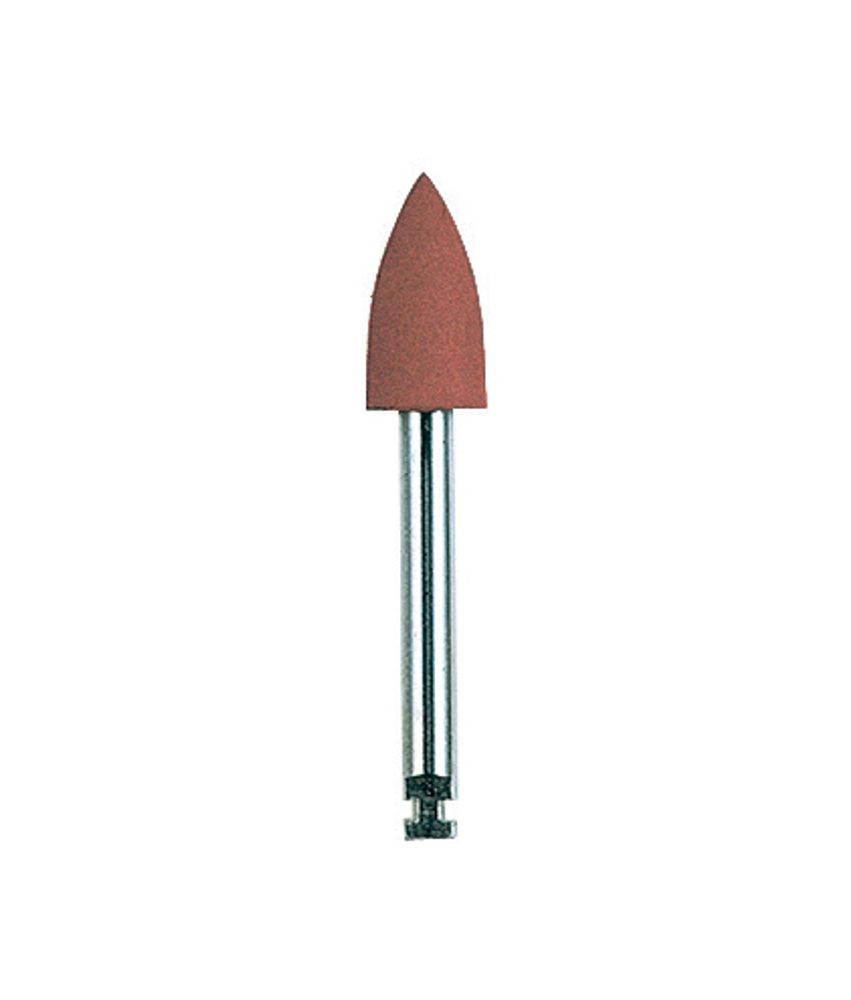 EDENTA 0032RA-12 Полир для благородных сплавов Alphaflex RA, d 5 мм, цвет коричневый, форма граната