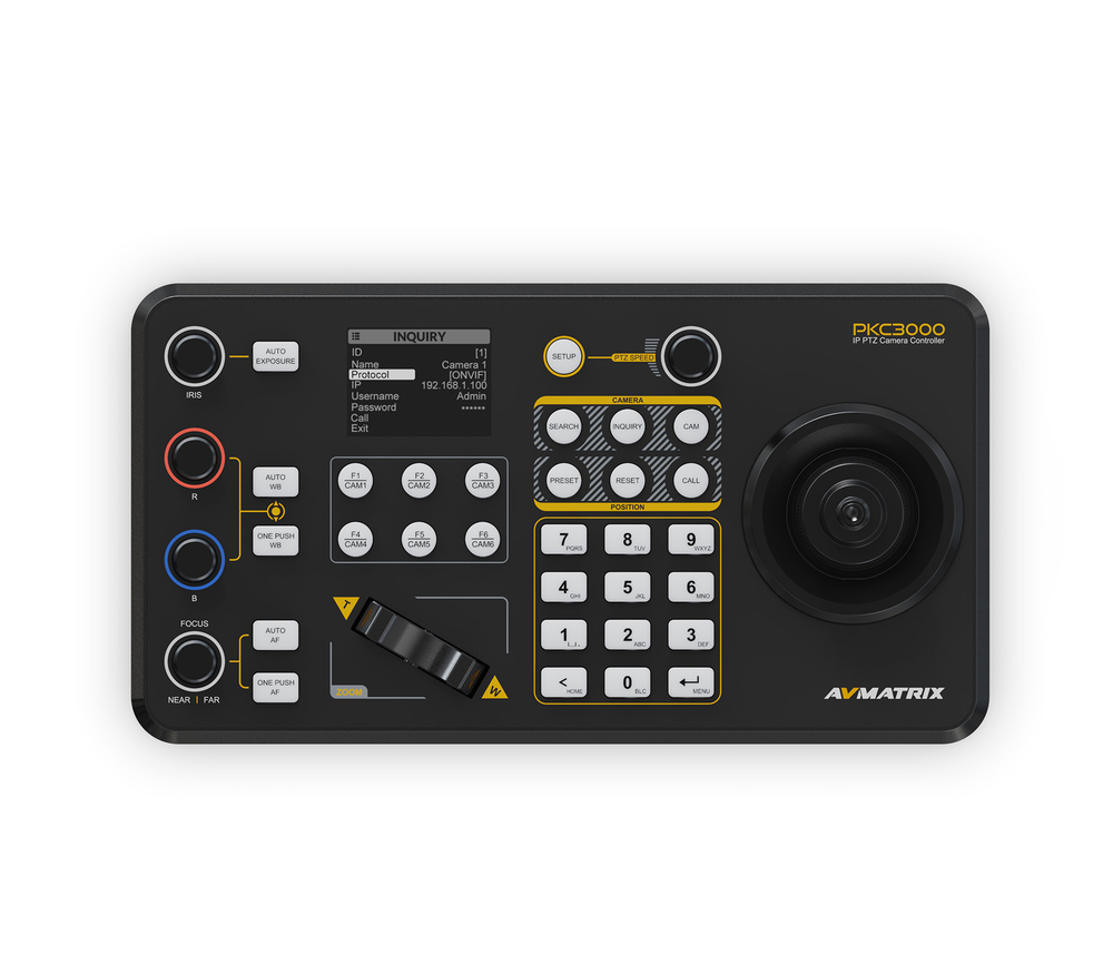 Контроллер AvMatrix PKC3000 для управления PTZ-камерами (IP Based)