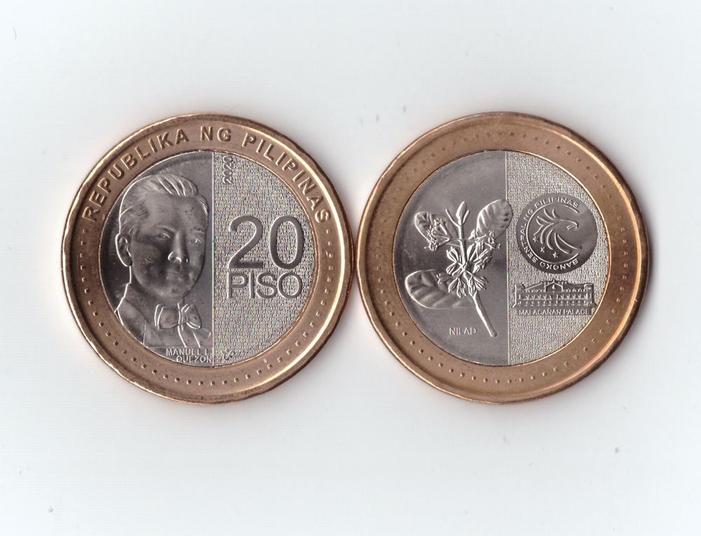 20 песо Мануэль Кесон Сцифифора  Филиппины 2020 год UNC