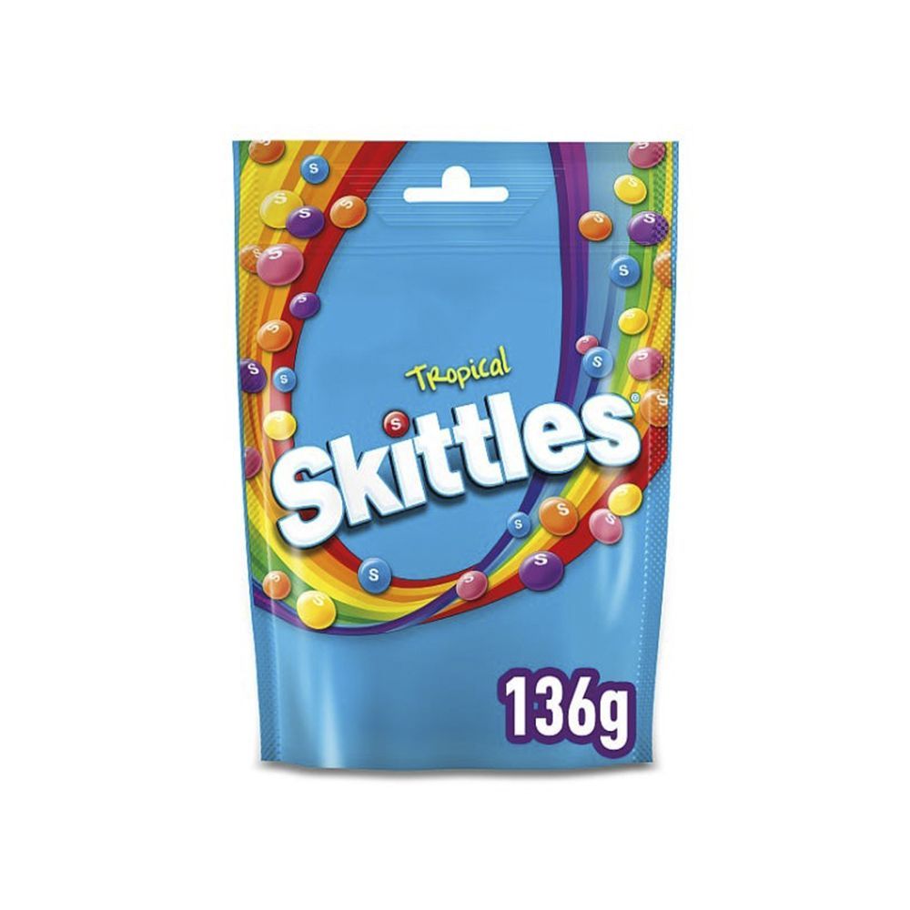 *Жев конфета Skittles 136гр Тропические фрукты (15)