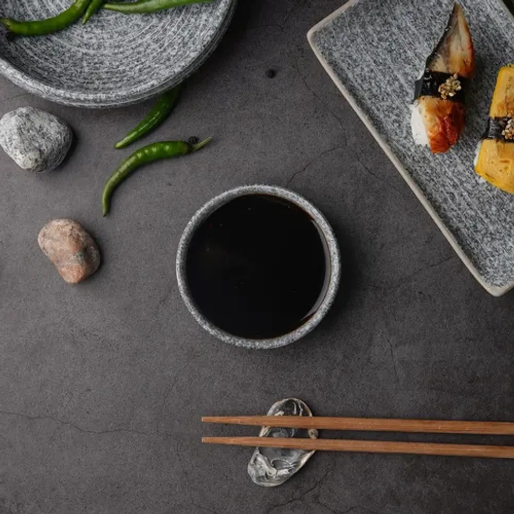 Соусник 60 мл d 8,8 см h2,3 см круглый фарфор Stone Untouched Taiga P.L. Proff Cuisine [1]